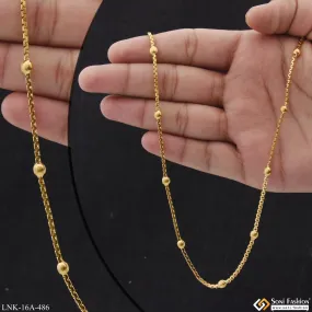 1 Gram Gold Plated Beautiful Design Best Quality Chain for Ladies - Style A486 1 Gram Gold Plated Beautiful Design Best Quality Chain for Ladies - Style A486