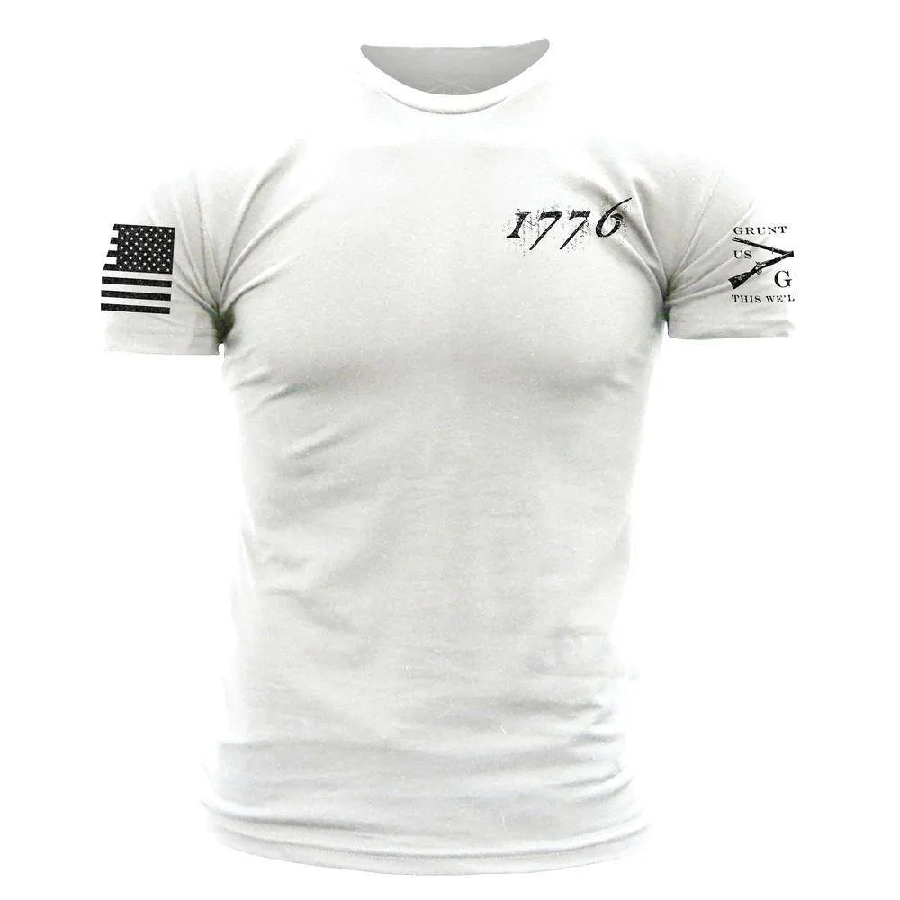 1776 Flag T-Shirt - White
