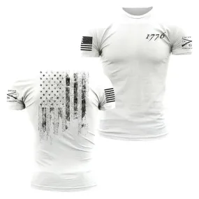 1776 Flag T-Shirt - White 1776 Flag T-Shirt - White