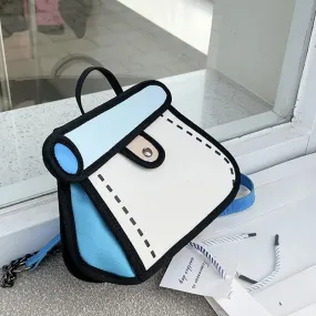2D Cartoon Handbag 2D Cartoon Handbag