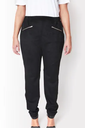 32" Vegan Suede Pant // Black 32" Vegan Suede Pant // Black