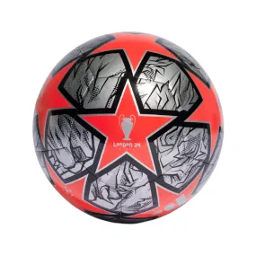 Adidas Champions League Club Soccer Ball 2024- SILVER MET./SOLAR RED/BLACK Adidas Champions League Club Soccer Ball 2024- SILVER MET./SOLAR RED/BLACK