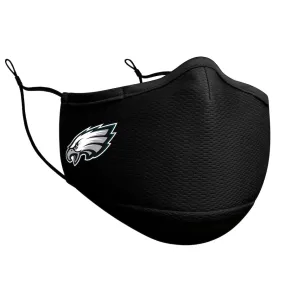 Adult Philadelphia Eagles NFL Football New Era Black On-Field Adjustable Face Covering Adult Philadelphia Eagles NFL Football New Era Black On-Field Adjustable Face Covering
