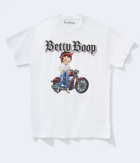 Aeropostale Womens' Betty Boop Graphic Tee -  - Size S - Cotton - Teen Fashion & Clothing White Aeropostale Womens' Betty Boop Graphic Tee -  - Size S - Cotton - Teen Fashion & Clothing White
