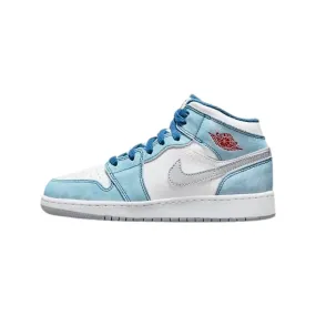 Air Jordan 1 Mid GS French Blue University Red White Air Jordan 1 Mid GS French Blue University Red White