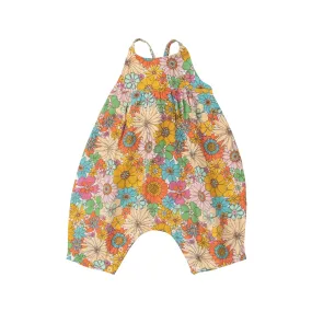 ANGEL DEAR VINTAGE DREAM FLORAL TIE BACK ROMPER ANGEL DEAR VINTAGE DREAM FLORAL TIE BACK ROMPER