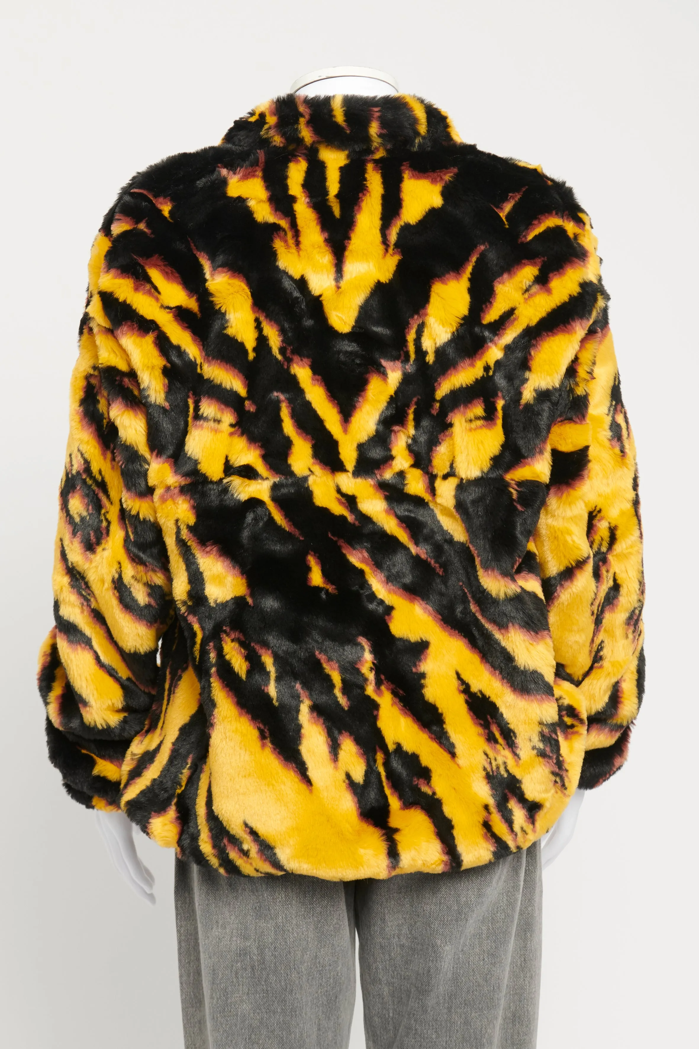 Animal Print Preowned 3/4 Zip Top