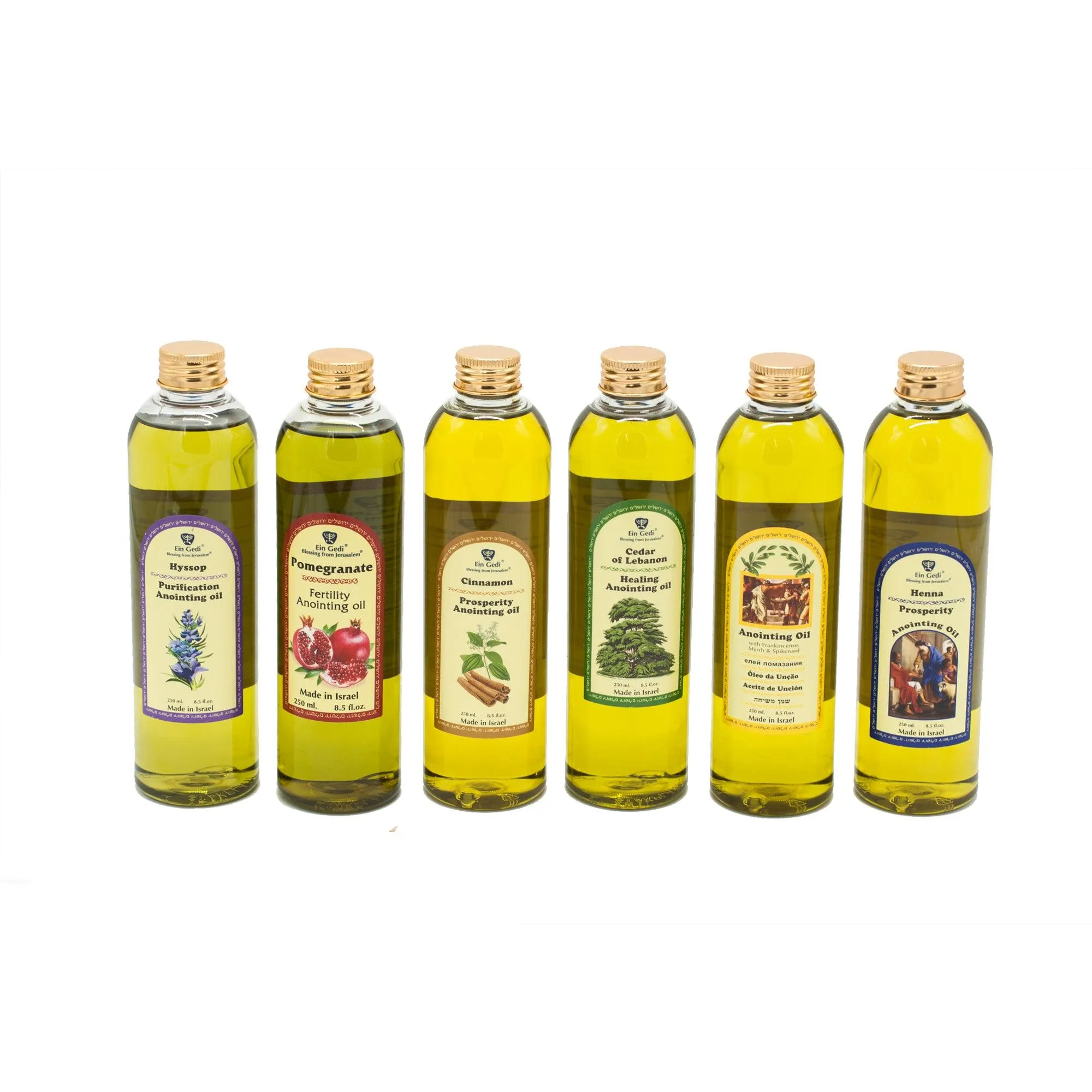 Anointing Oil Henna Prosperity 250 ml - 8.5 fl.oz. from the Holyland