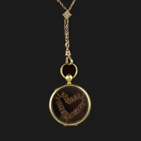 Antique 10K Gold Pearl Victorian Shaker Locket Necklace Antique 10K Gold Pearl Victorian Shaker Locket Necklace