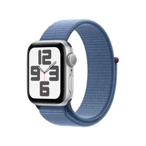 Apple Watch SE GPS 40mm Silver Aluminium Case with Winter Blue Sport Loop Apple Watch SE GPS 40mm Silver Aluminium Case with Winter Blue Sport Loop