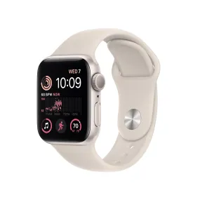 Apple Watch SE GPS 40mm Starlight Aluminium Case with Starlight Sport Band - Regular Apple Watch SE GPS 40mm Starlight Aluminium Case with Starlight Sport Band - Regular