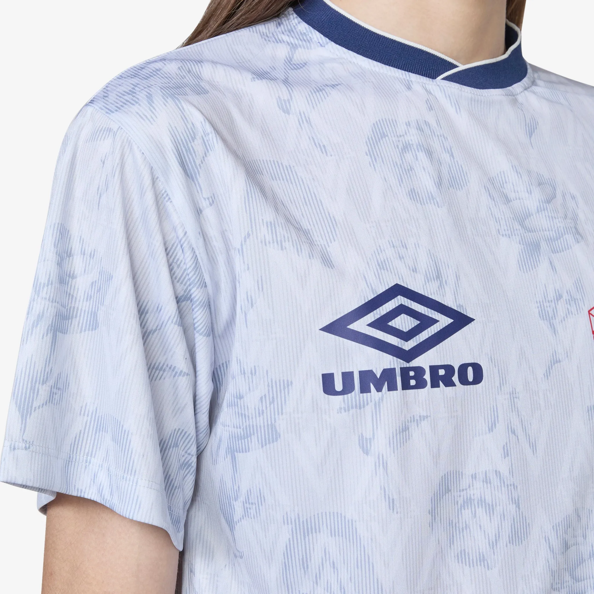 Aries x Roses Short Sleeve Football Jersey White