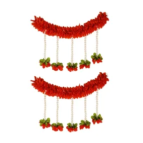 Artificial Flowers - 6 Inches | 2 Pcs Set/ Flower Decoration/ Fancy Flower for Home Decor/ Assorted Design Artificial Flowers - 6 Inches | 2 Pcs Set/ Flower Decoration/ Fancy Flower for Home Decor/ Assorted Design