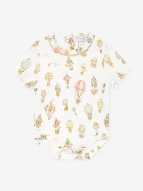 Atelier Choux Baby Classic Bodysuit in White Atelier Choux Baby Classic Bodysuit in White