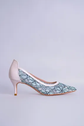Aurora Green Lace Heels Aurora Green Lace Heels