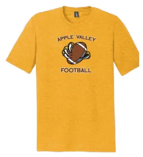 AV HS Football - District Short Sleeve Tee Ochre Yellow Heather AV HS Football - District Short Sleeve Tee Ochre Yellow Heather