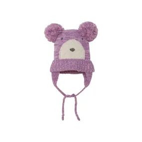 Baby Earflap Winter Hat Purple Mix | DEUX PAR DEUX Baby Earflap Winter Hat Purple Mix | DEUX PAR DEUX