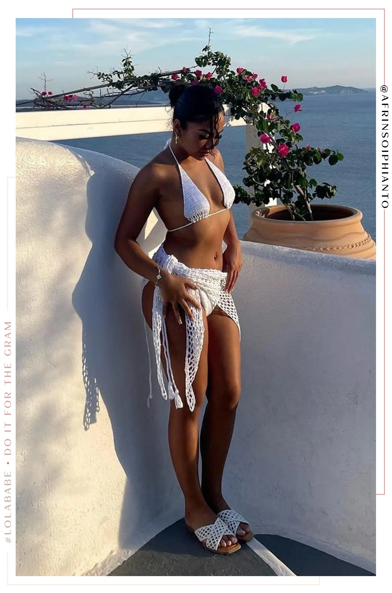 Beachside Slip On Sandals - White