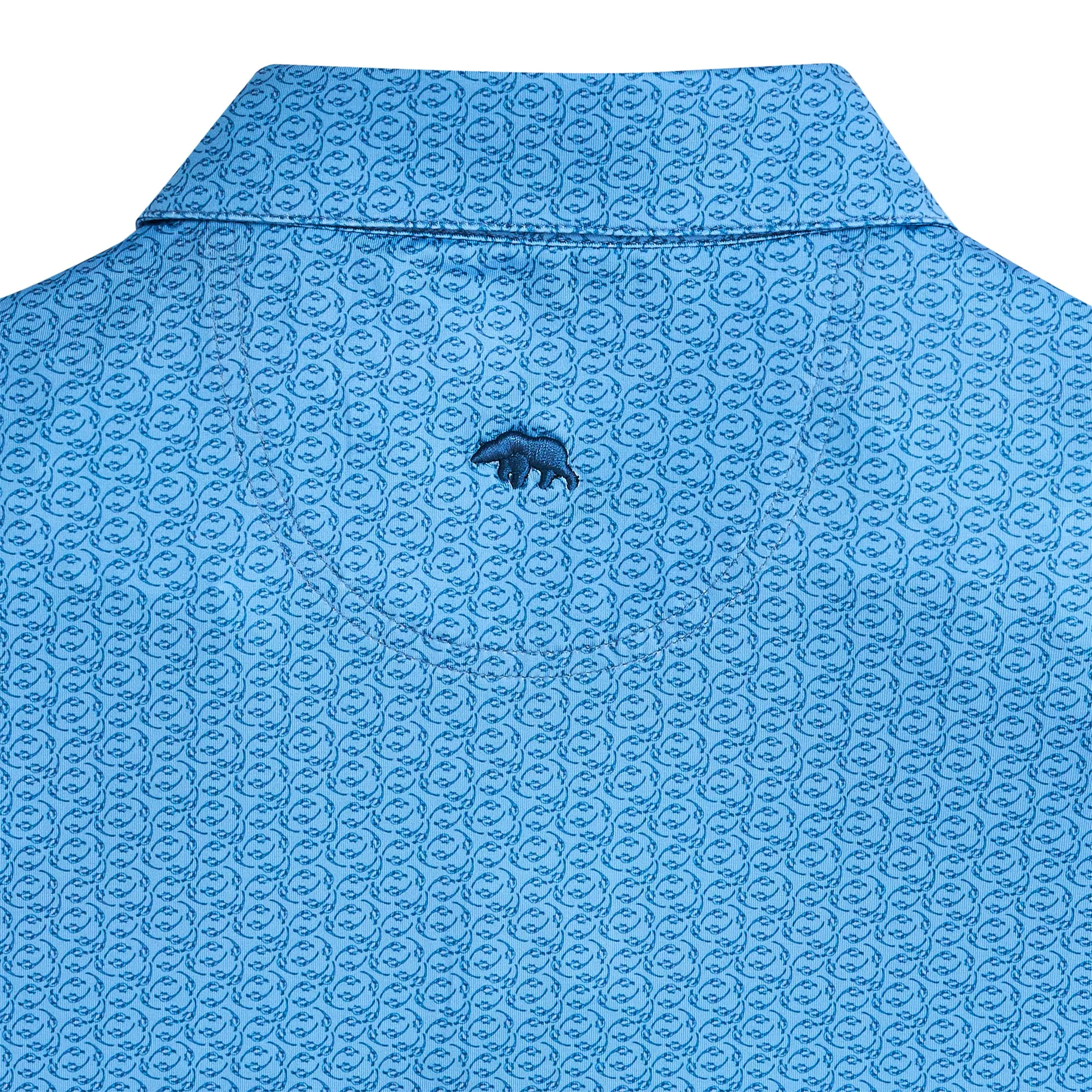 Bevy Printed Performance Polo - Endless Sky