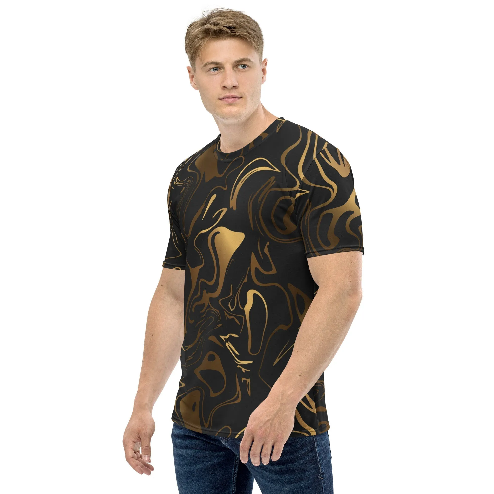 Black & Gold Men's T-shirt