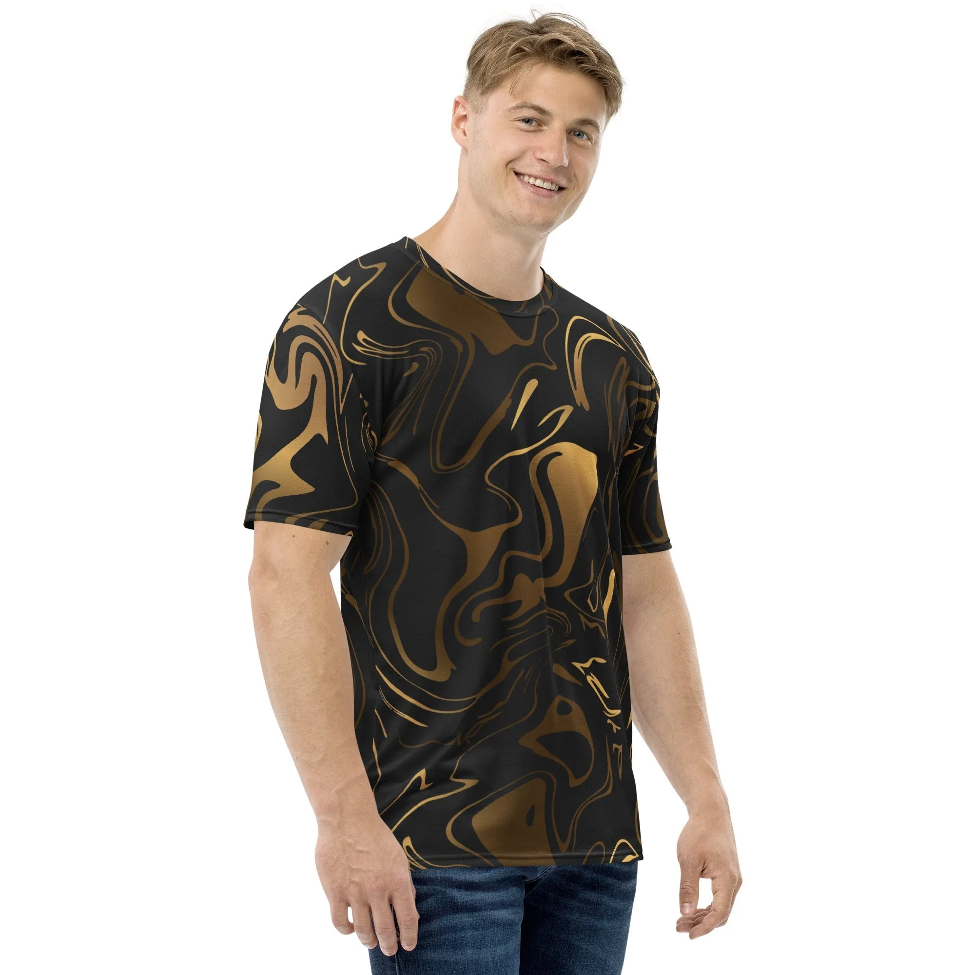 Black & Gold Men's T-shirt