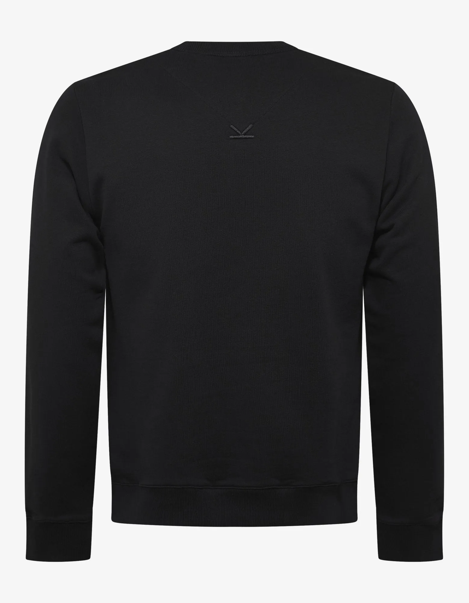 Black Logo Embroidery Sweatshirt