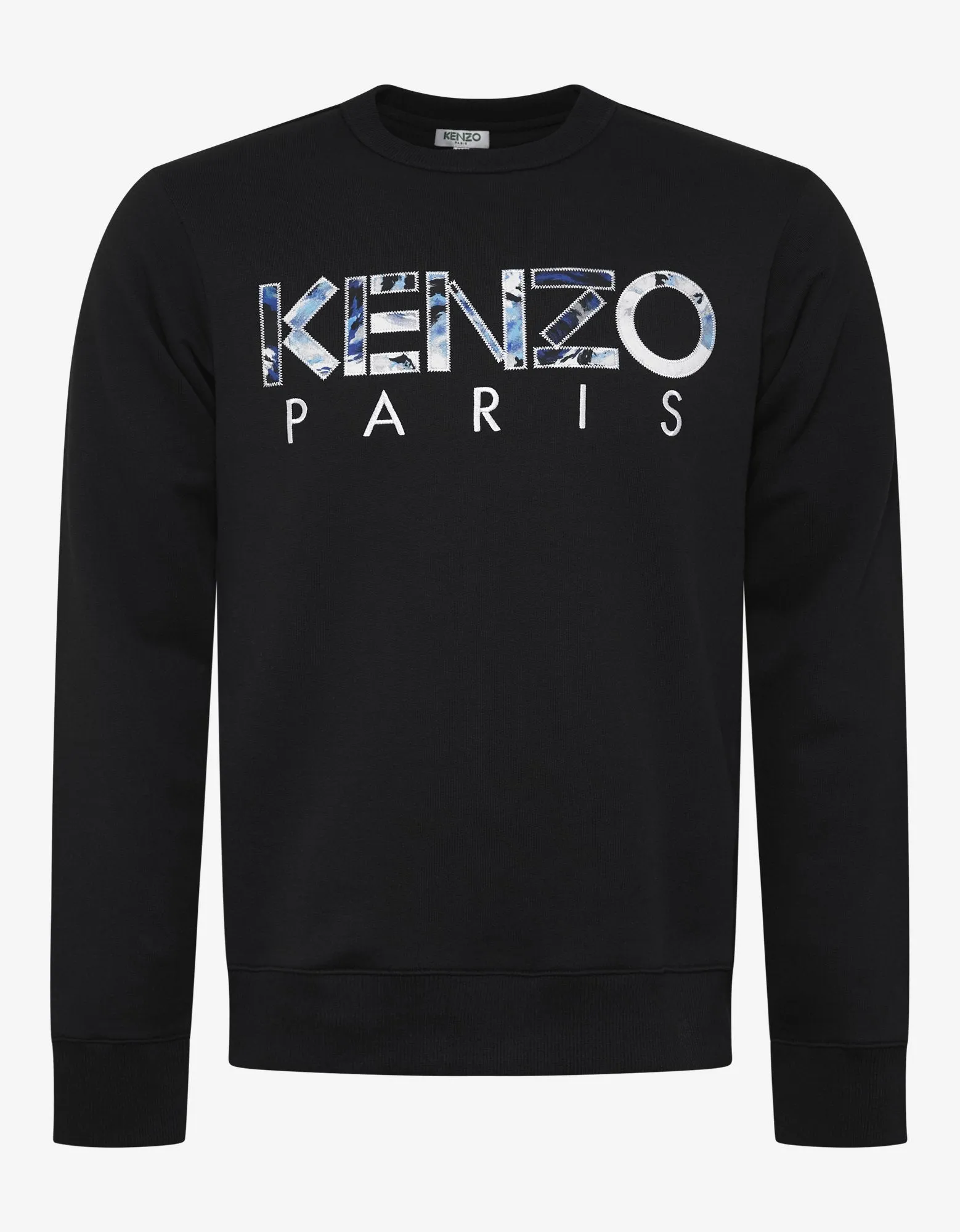 Black Logo Embroidery Sweatshirt