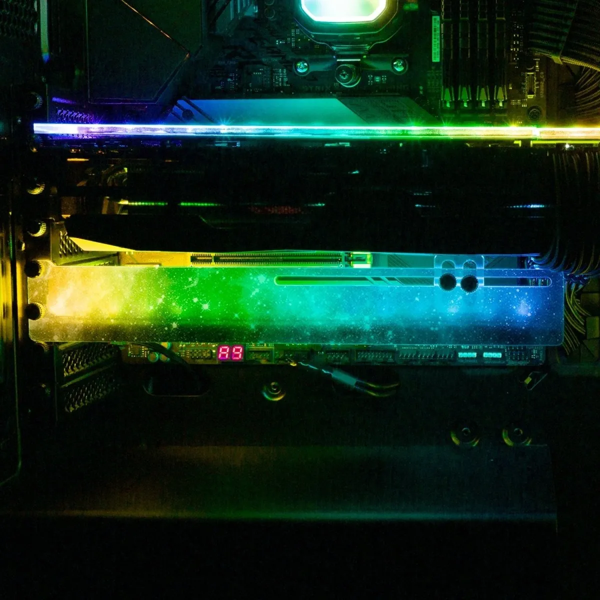 Black Space RGB GPU Support Bracket