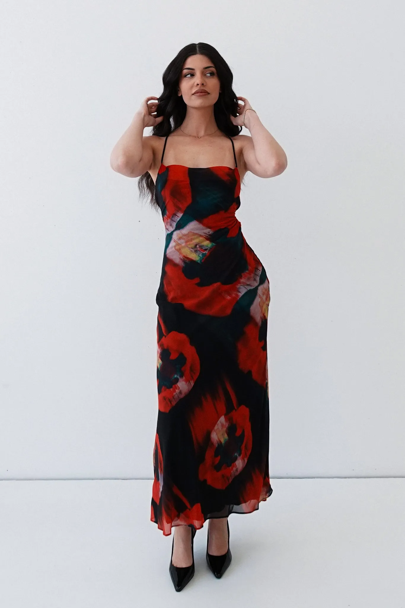 Blair Floral Midi Dress