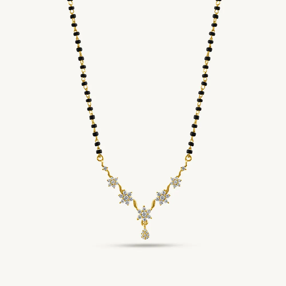 Blossom Mangalsutra | 18K Gold Vermeil