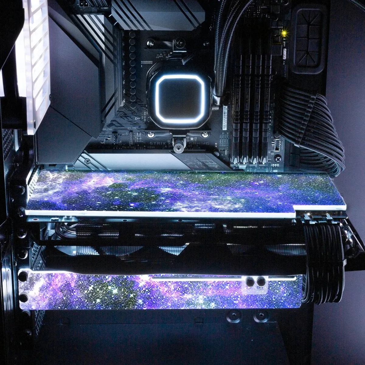 Blue Space RGB GPU Backplate