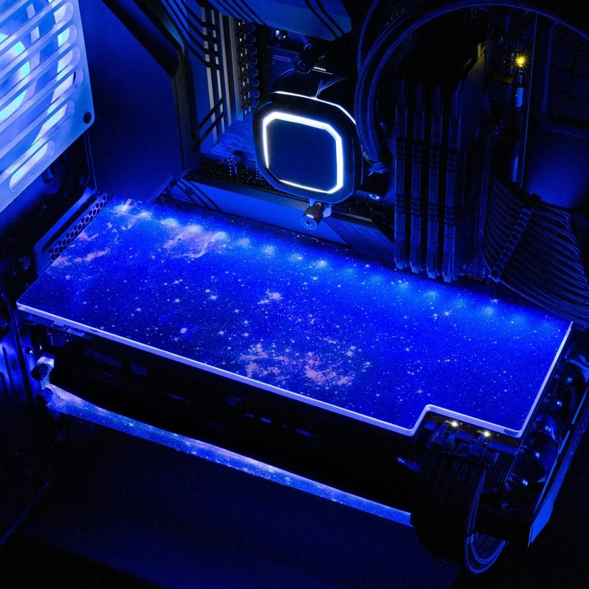Blue Space RGB GPU Backplate