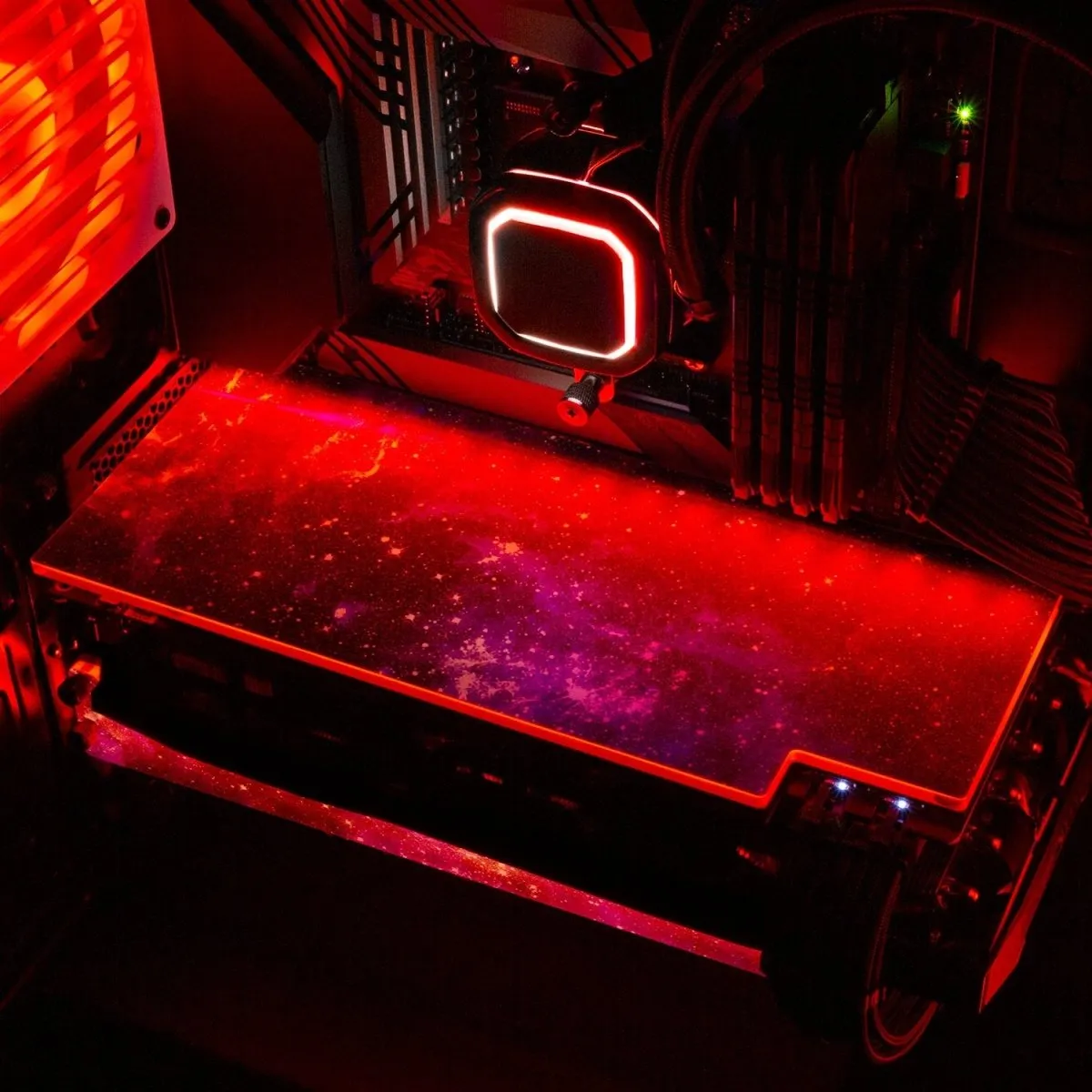 Blue Space RGB GPU Backplate