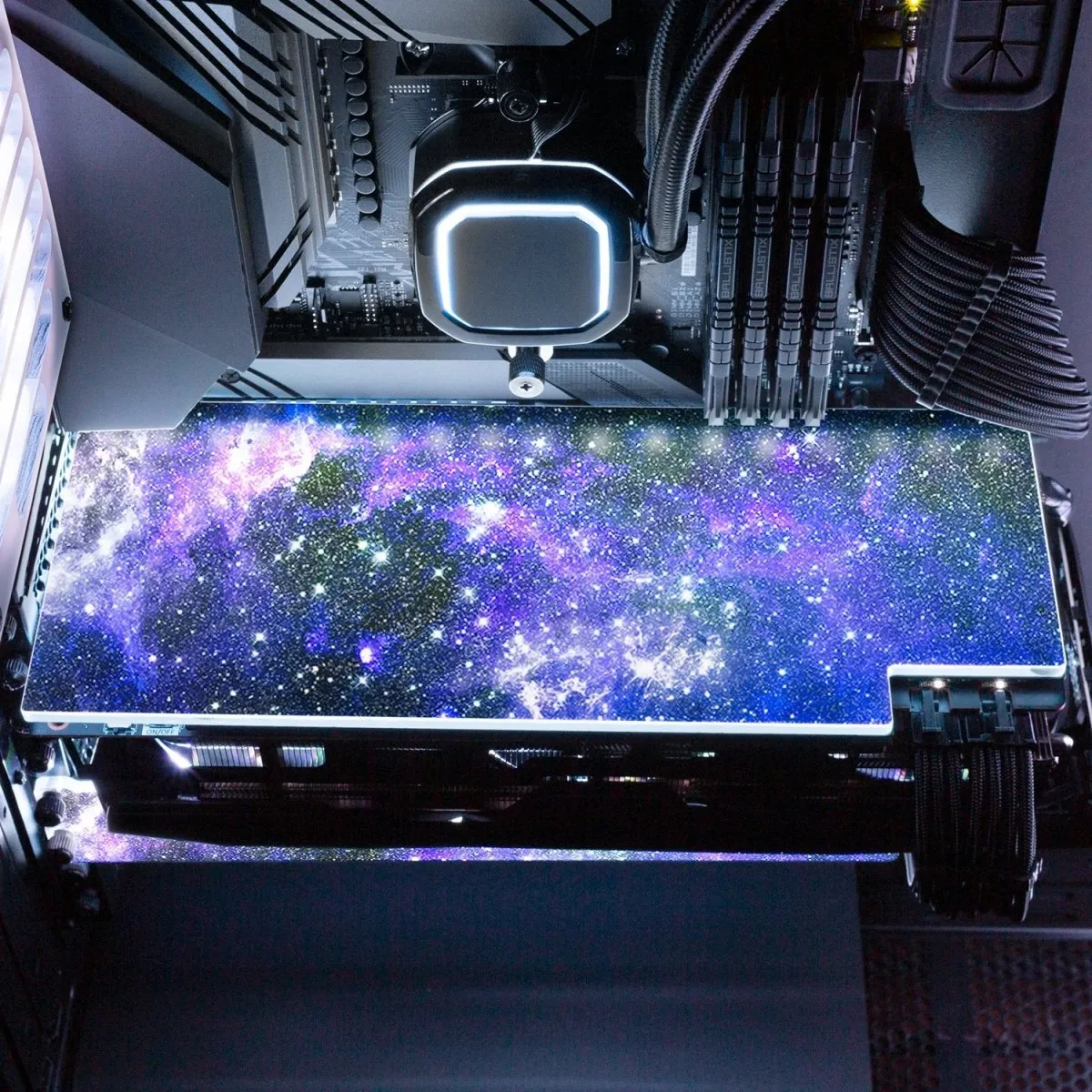 Blue Space RGB GPU Backplate