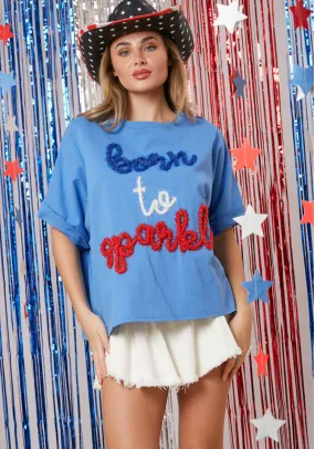Born to Sparkle Lurex Top Born to Sparkle Lurex Top