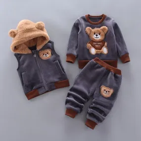 Boys And Girls Fashion Casual Three Pieces Set Boys And Girls Fashion Casual Three Pieces Set