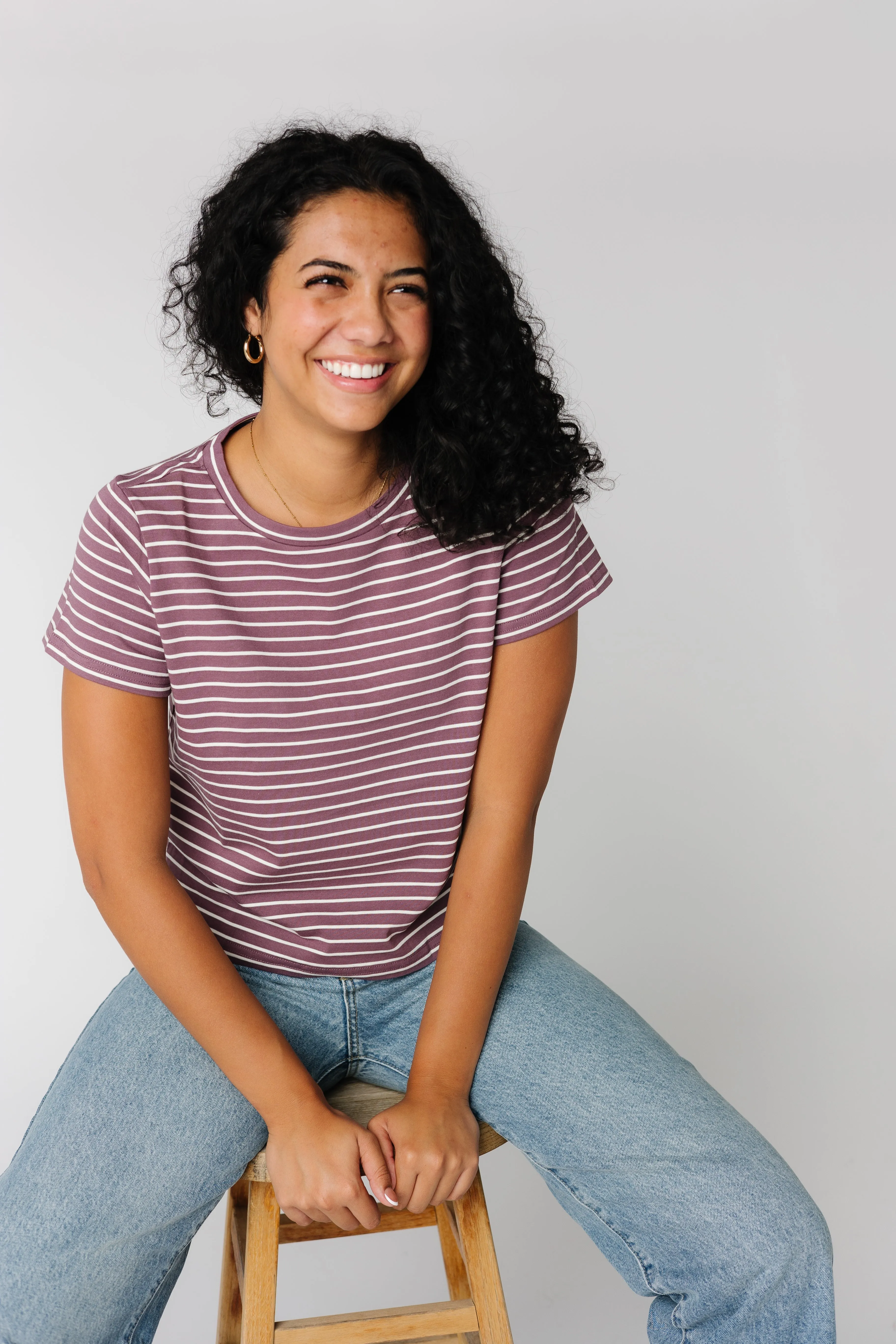 Brass & Roe Essential Stripe Tee