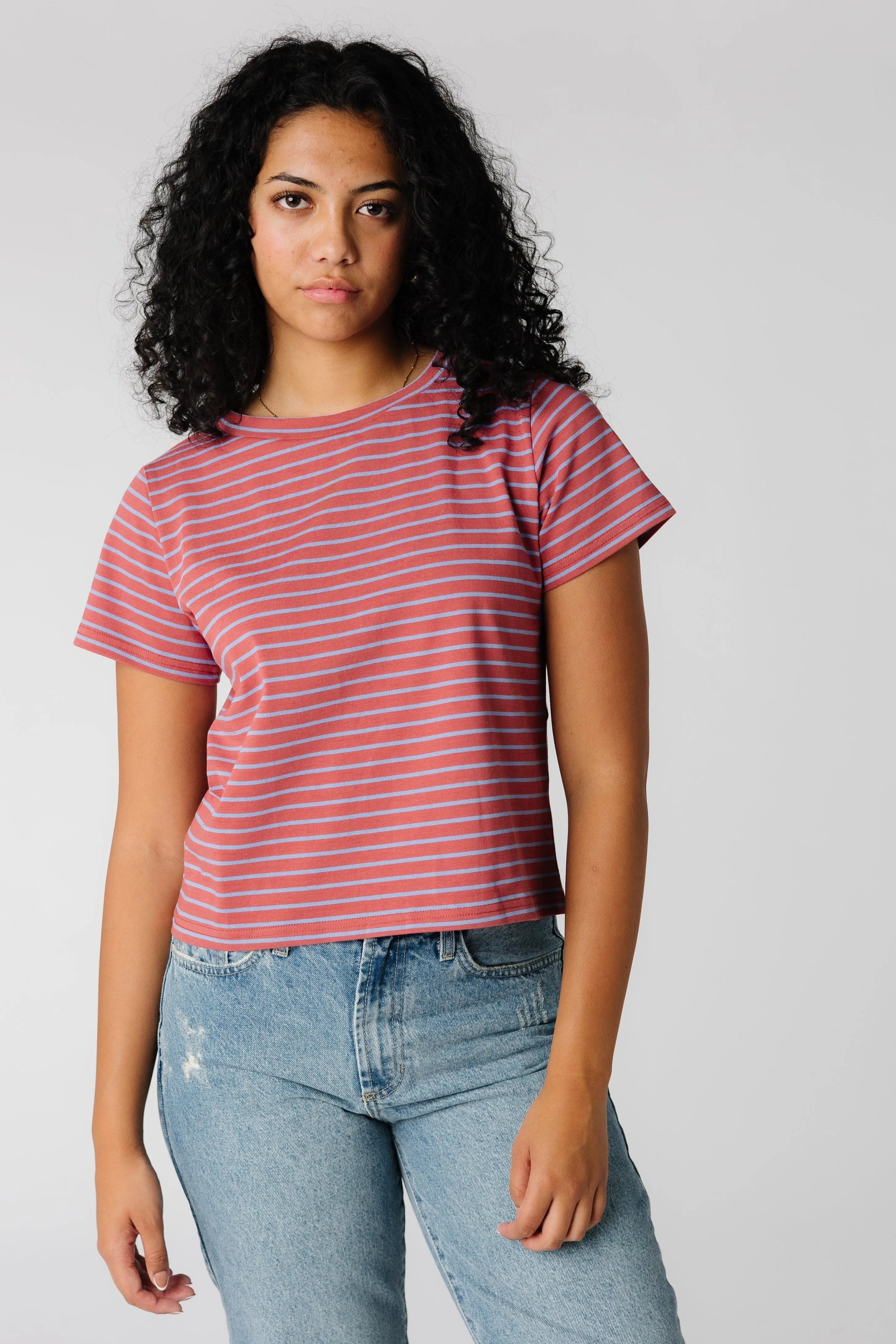 Brass & Roe Essential Stripe Tee