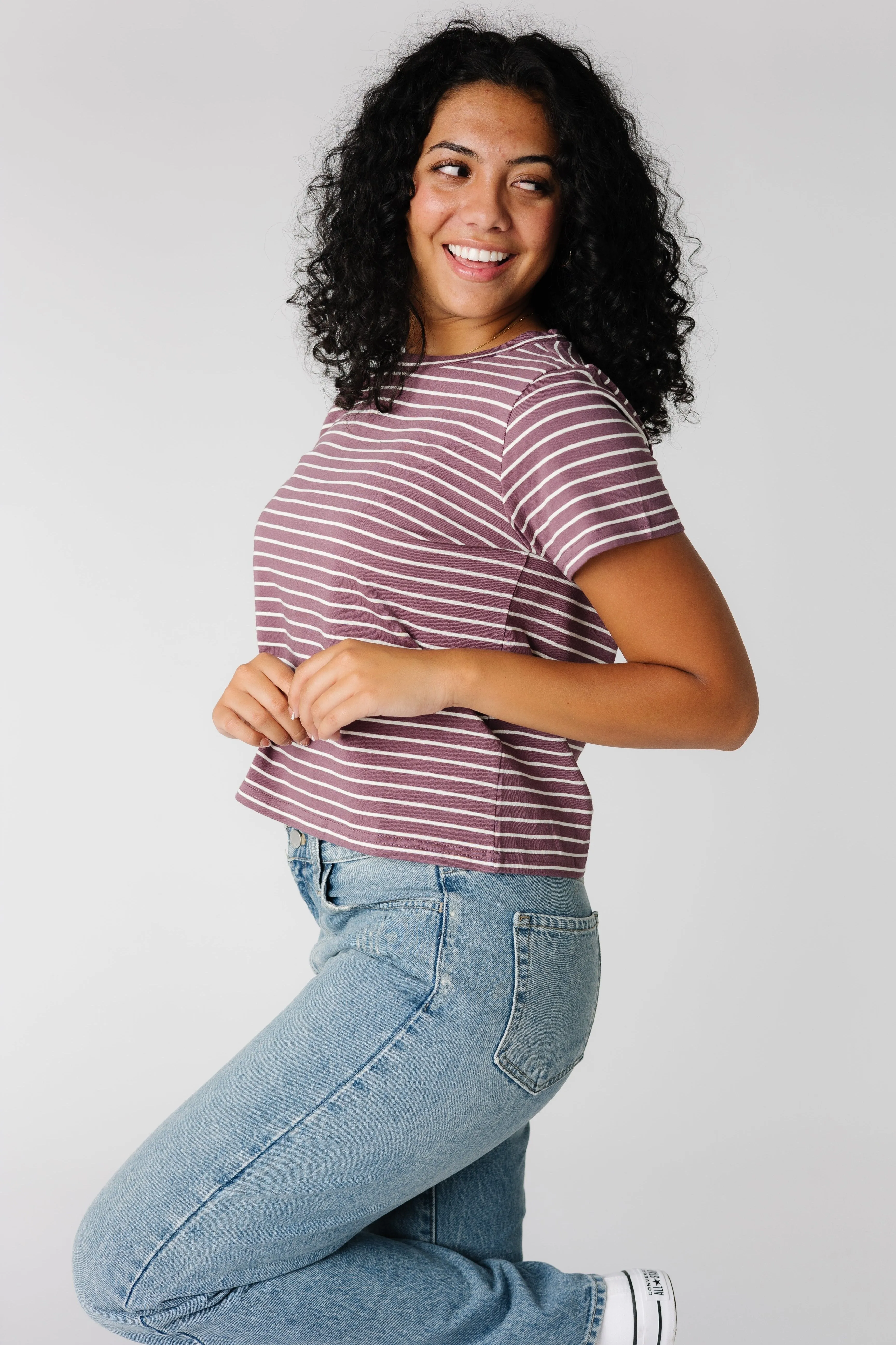 Brass & Roe Essential Stripe Tee