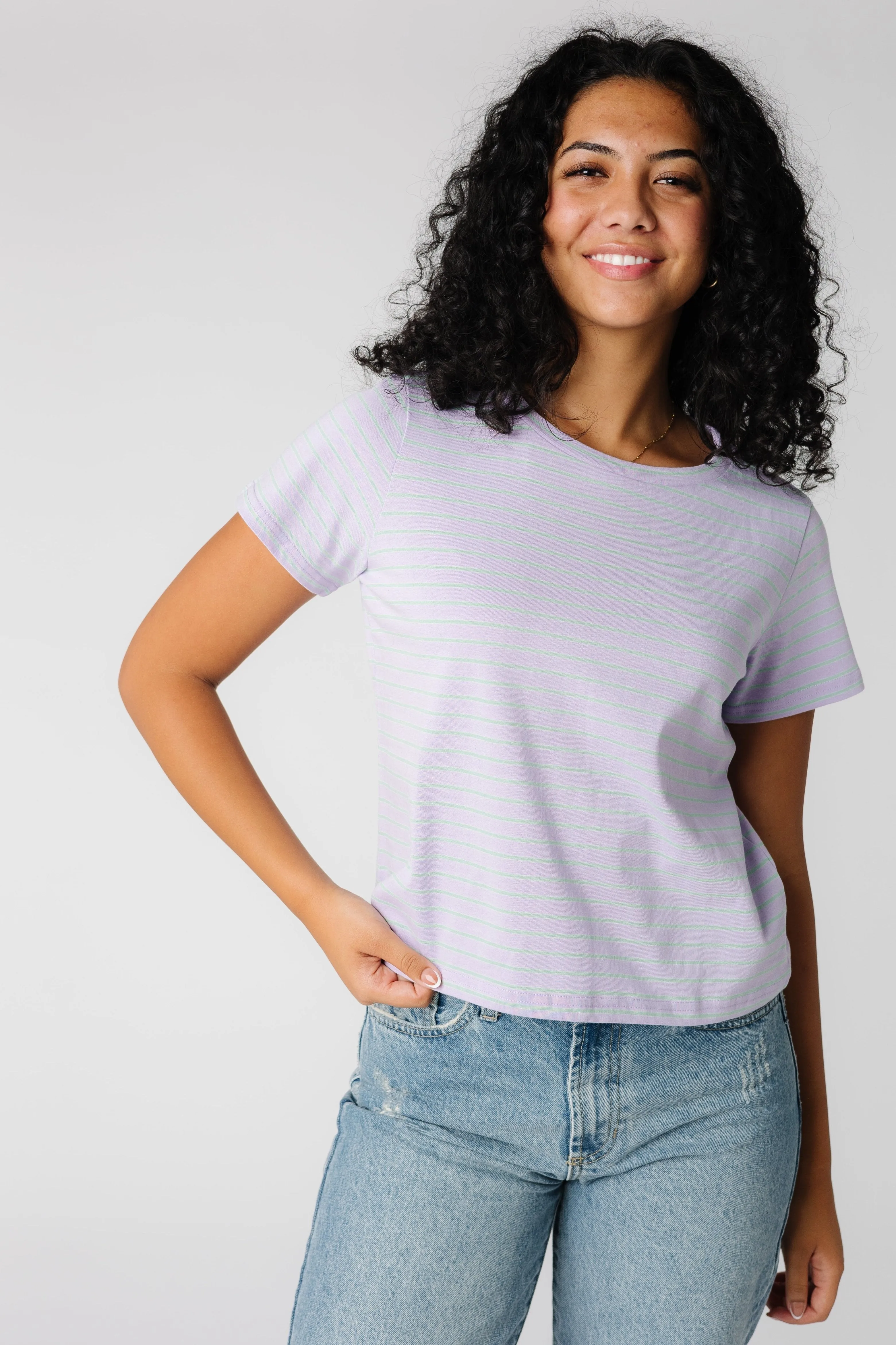 Brass & Roe Essential Stripe Tee