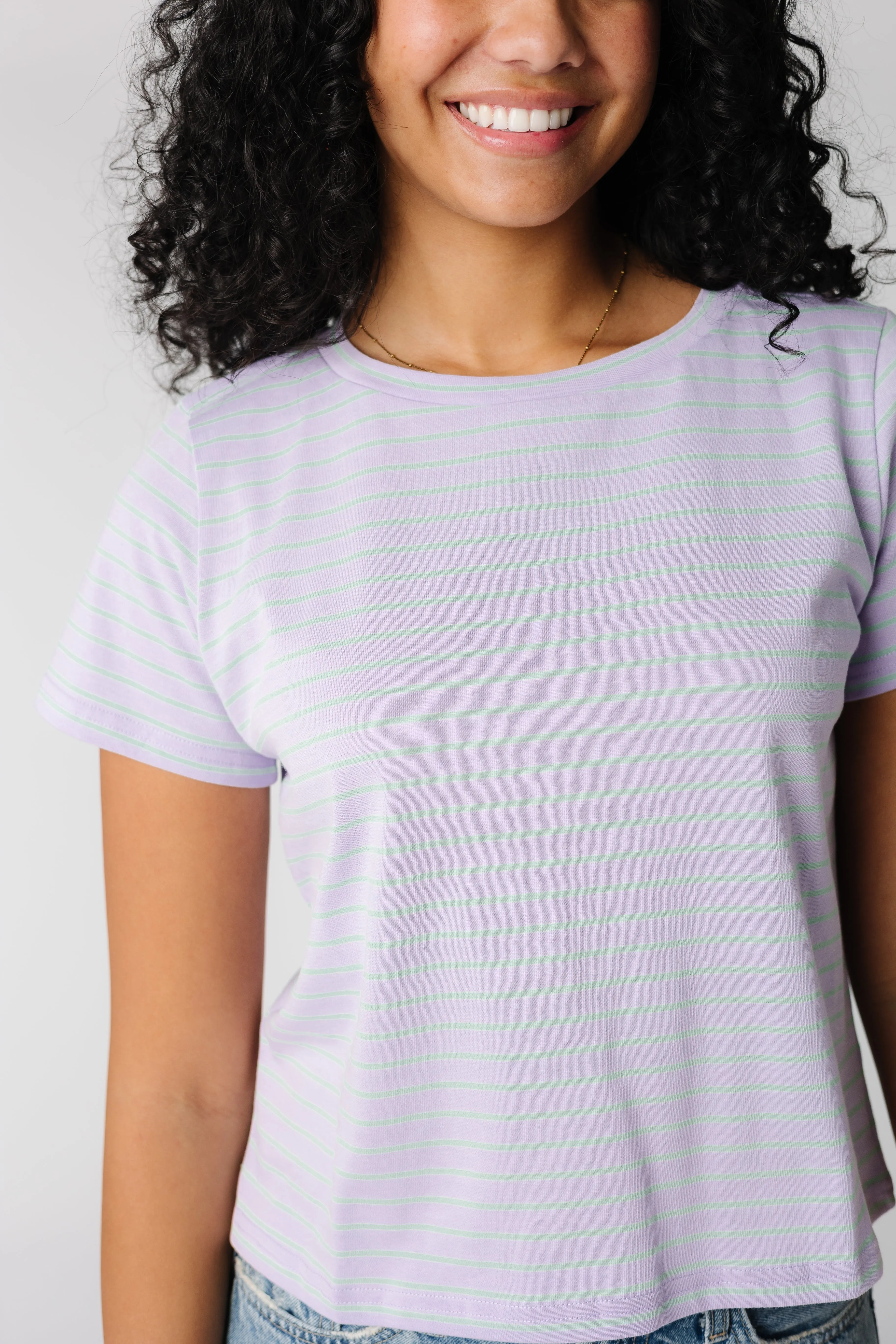 Brass & Roe Essential Stripe Tee