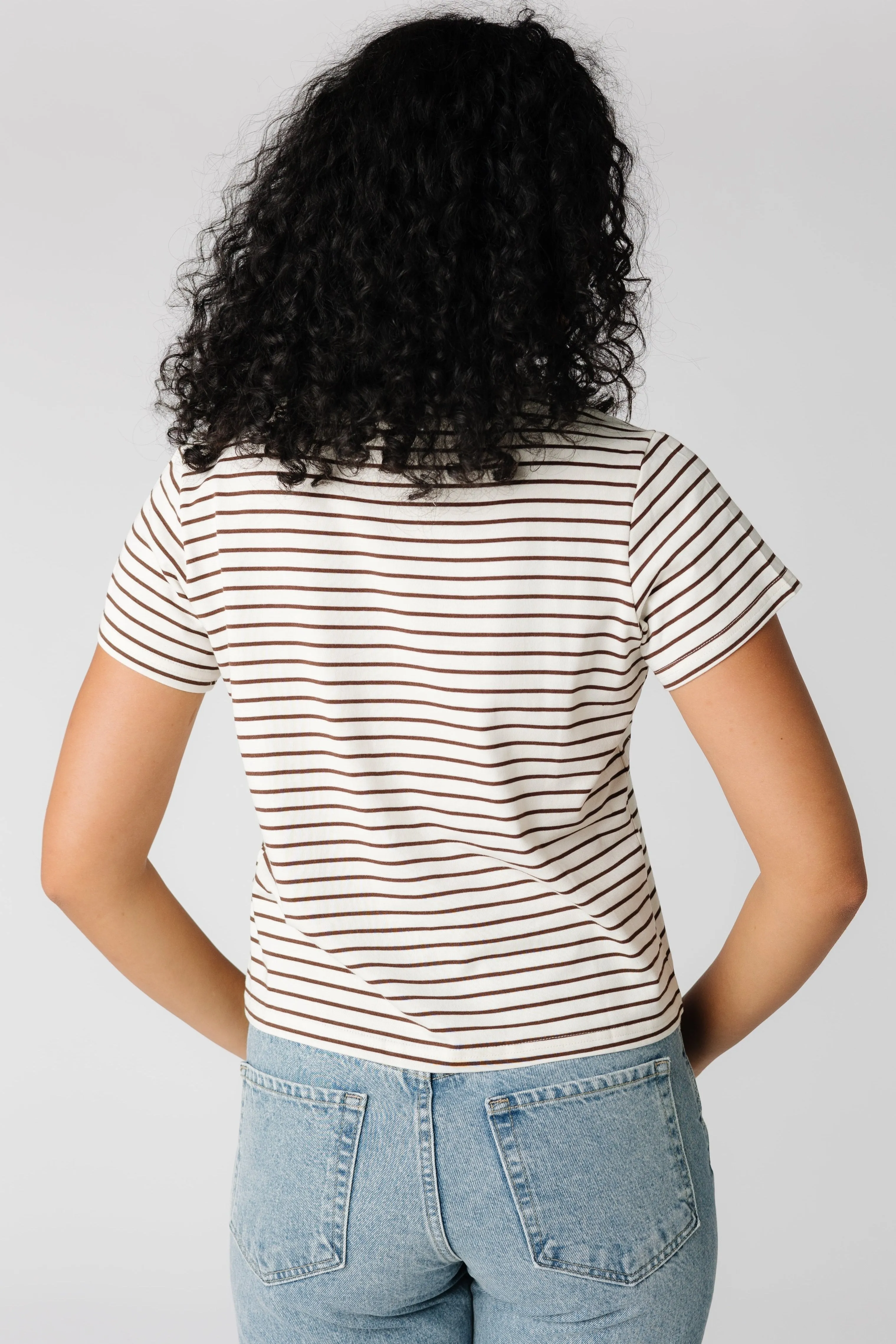 Brass & Roe Essential Stripe Tee