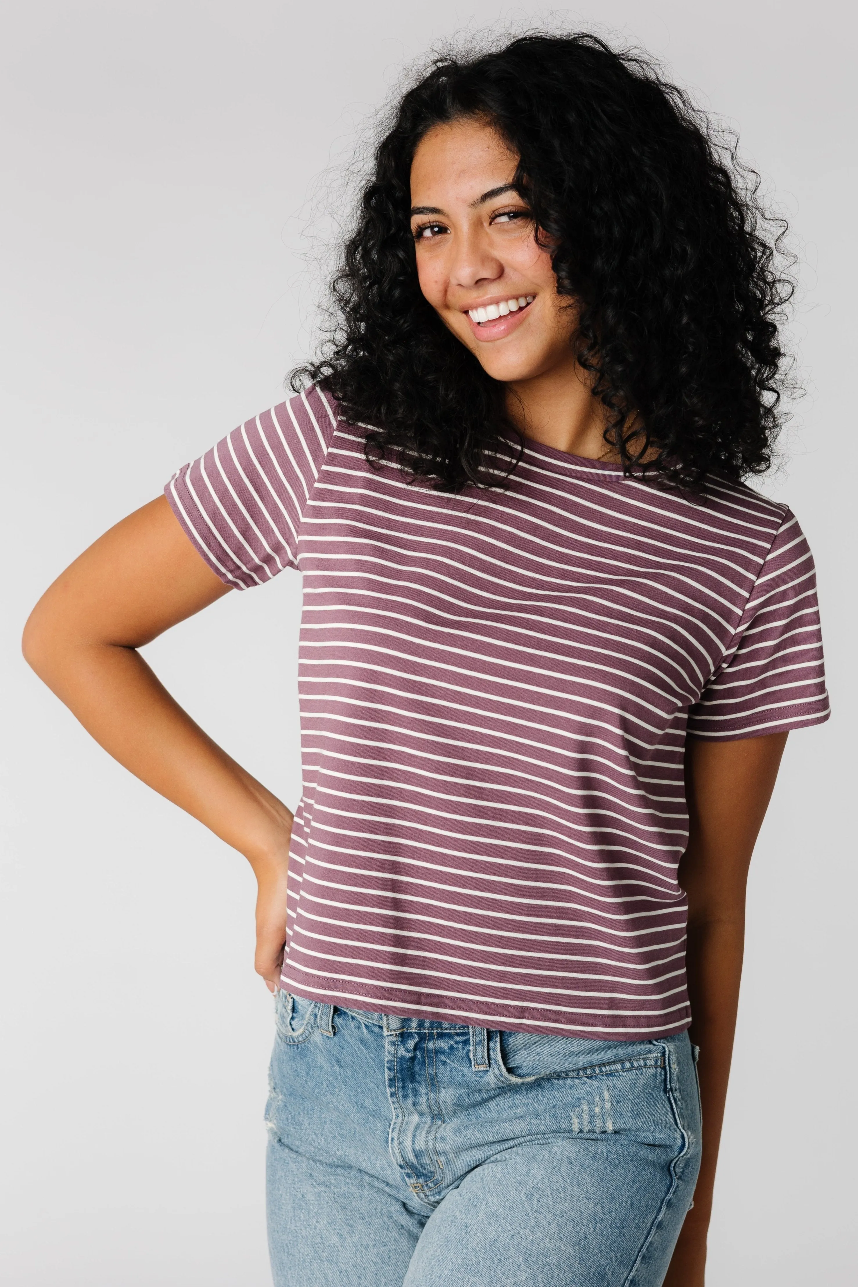 Brass & Roe Essential Stripe Tee