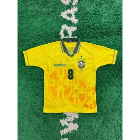 Brazil Home Shirt 1994-1997 #8 DUNGA M 8/10 Brazil Home Shirt 1994-1997 #8 DUNGA M 8/10