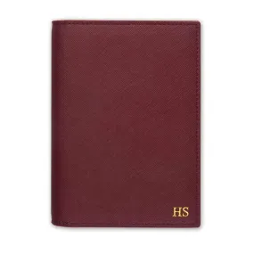 Burgundy - Saffiano Passport Cover Burgundy - Saffiano Passport Cover