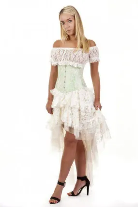 Candy Underbust Burlesque Corset In King Brocade Candy Underbust Burlesque Corset In King Brocade