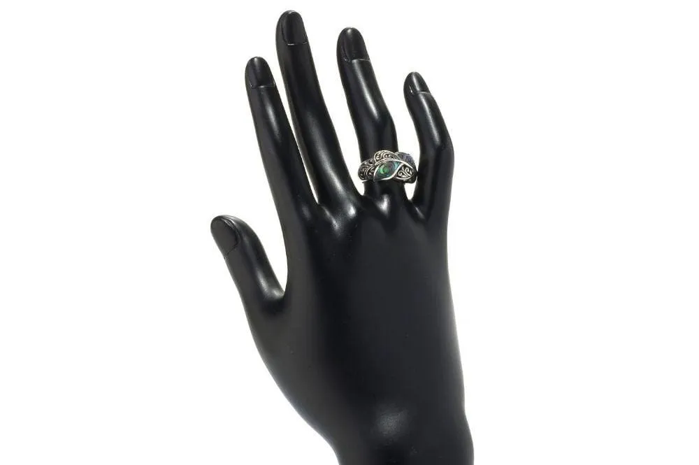 Cascada Leaf Ring- Paua