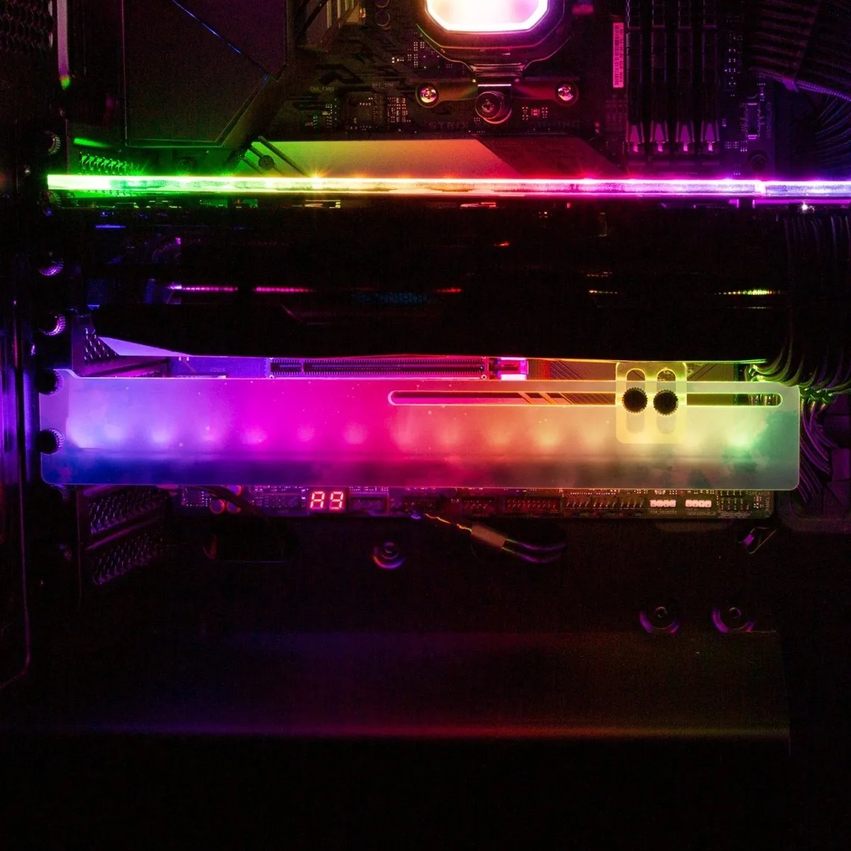 Catching The Moon RGB GPU Support Bracket
