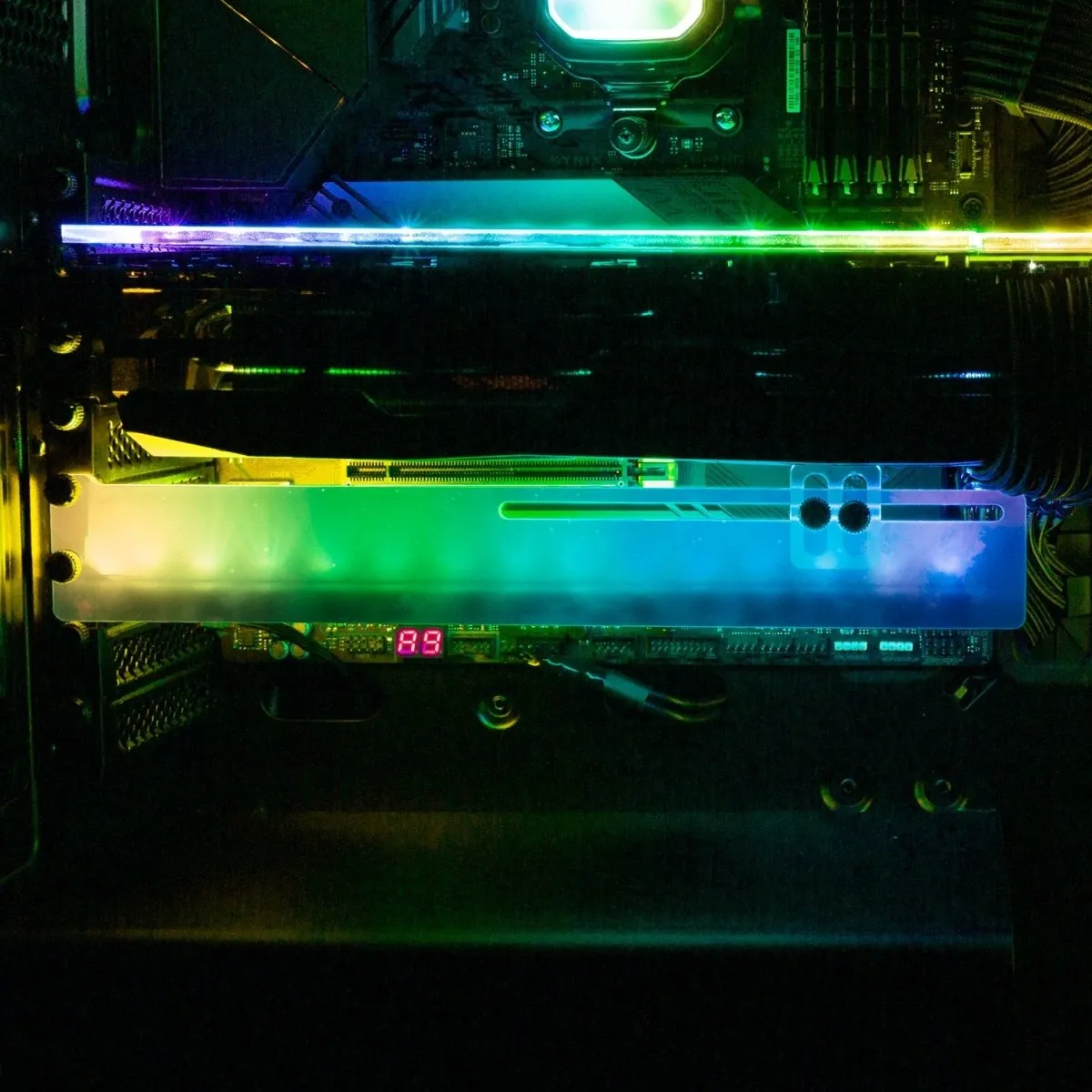 Catching The Moon RGB GPU Support Bracket