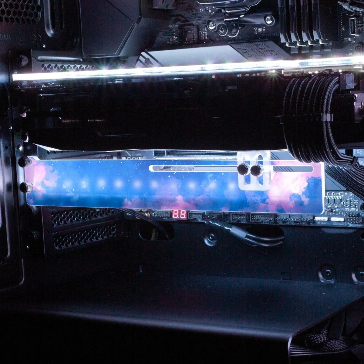 Catching The Moon RGB GPU Support Bracket